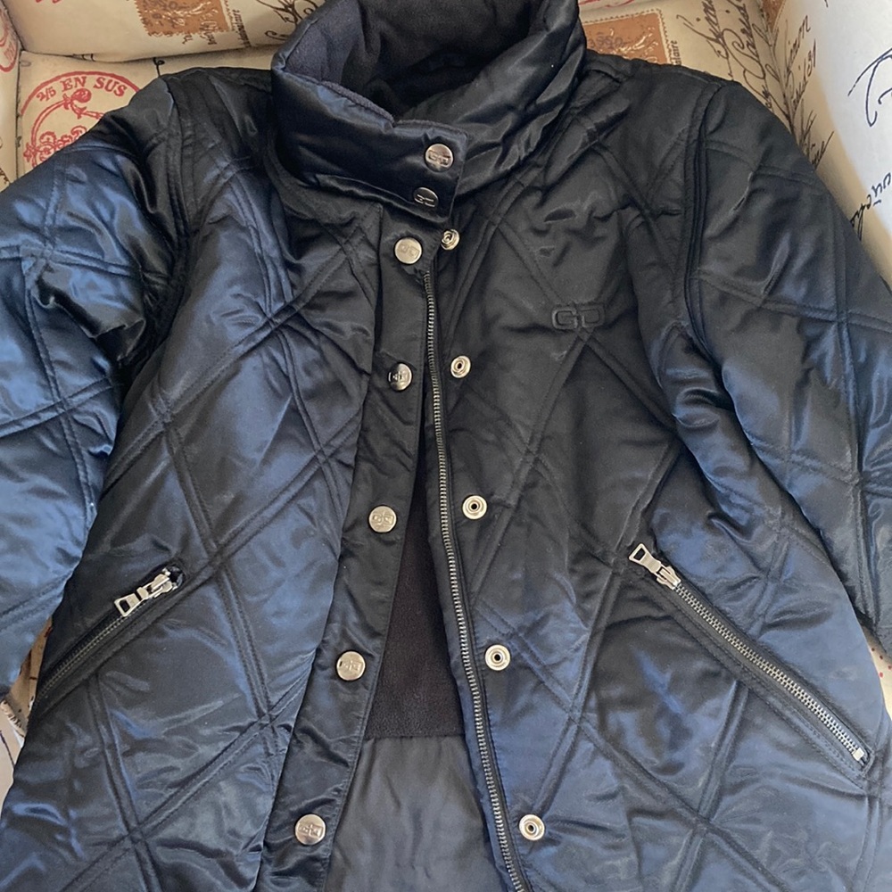 Guess black puffer jacket